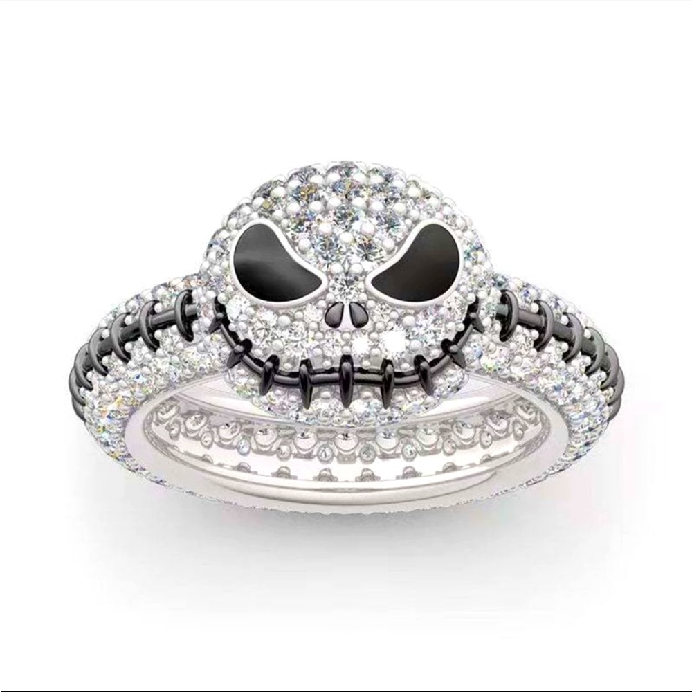 New Jack circle crystal ring The Nightmare Before Christmas - Picture 1 of 4